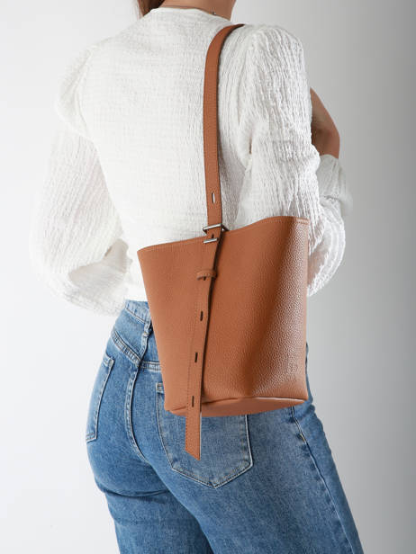 Sac Porté épaule Sac à Dos S Cavalier Cuir Etrier Marron cavalier ECLR126S vue secondaire 2